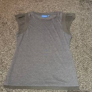Gray / light brown Women's Top